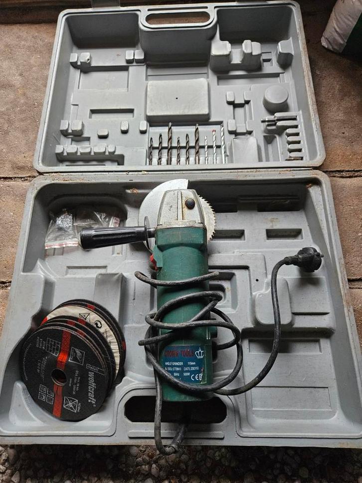 Crown Tools Haakse Slijpmachine, Doe-het-zelf en Verbouw, Gereedschap | Slijpmachines, Gebruikt, Haakse handslijpmachine, Minder dan 700 watt