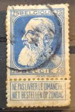 Belgie (25c) Leopold Gestempeld Postzegel, Postzegels en Munten, Postzegels | Europa | België, Ophalen of Verzenden, Gestempeld