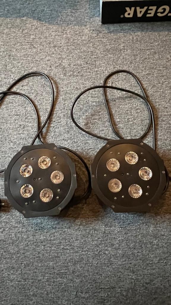 2x American DJ adj mega tripar profile plus, Muziek en Instrumenten, Licht en Laser, Zo goed als nieuw, Licht, Ophalen of Verzenden