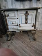 Oud emaille fornuis, Ophalen