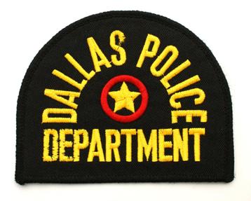 USA Politie patch embleem Dallas Police Dept Texas