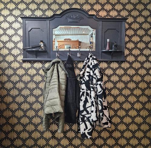 Mooie vintage kapstok grijs, Huis en Inrichting, Woonaccessoires | Kapstokken, Zo goed als nieuw, Wandkapstok, Minder dan 100 cm