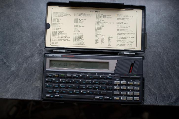 Texas Instruments TI-74 Basicalc, Computers en Software, Vintage Computers, Ophalen of Verzenden