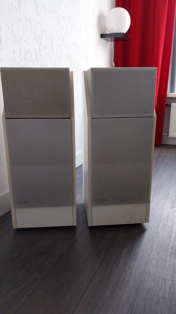 Vintage Bose 601 serie 111 speakers, Audio, Tv en Foto, Luidsprekers, Gebruikt, Front, Rear of Stereo speakers, Minder dan 60 watt