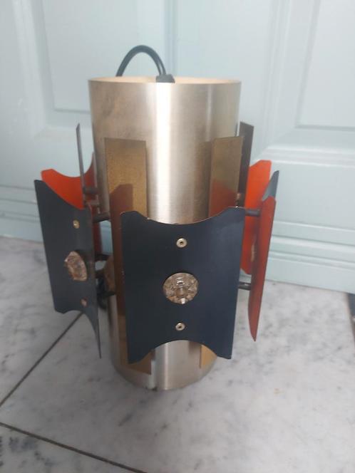 Lakro mid century hanglamp, Huis en Inrichting, Lampen | Hanglampen, Gebruikt, Minder dan 50 cm, Metaal, Ophalen of Verzenden