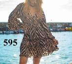 GOLD AND SILVER kort jurkje met blote rug mt M/L