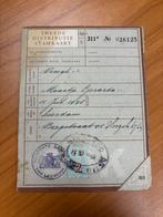 Tweede distributie stamkaart - Leerdam, Verzamelen, Militaria | Tweede Wereldoorlog, Ophalen of Verzenden, Nederland, Foto of Poster