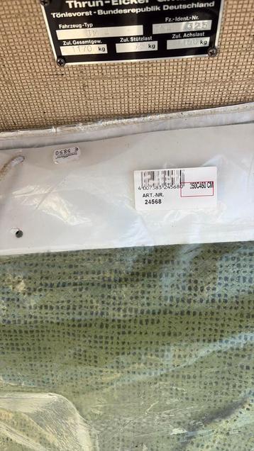 Tenttappijt 250x450 zgan beschikbaar voor biedingen