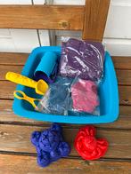 Kinetic sand - kinetisch zand paars blauw roze, Ophalen of Verzenden, Gebruikt