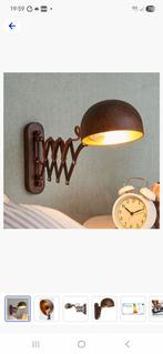 Nieuwe metalen wandlamp in industriële stijl, Huis en Inrichting, Lampen | Wandlampen, Ophalen of Verzenden, Nieuw, Metaal, Industrieel