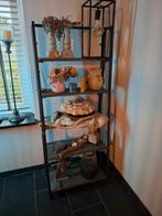 Metalen rek, kast, houten plankjes, stellingkast, boekenkast, Ophalen, 25 tot 50 cm, 50 tot 100 cm, Minder dan 100 cm
