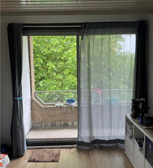 IKEA curtains–4 paris (8 panels total), light grey, Huis en Inrichting, Stoffering | Gordijnen en Lamellen, Gebruikt, 200 cm of meer