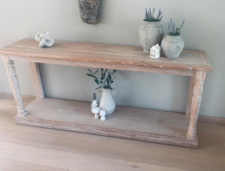 Eiken sidetable / tv meubel nieuw, Huis en Inrichting, Tafels | Sidetables, Nieuw, 25 tot 50 cm, Rechthoekig, Eikenhout, Ophalen