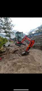 Minigraver met machinst te huur., Garantie