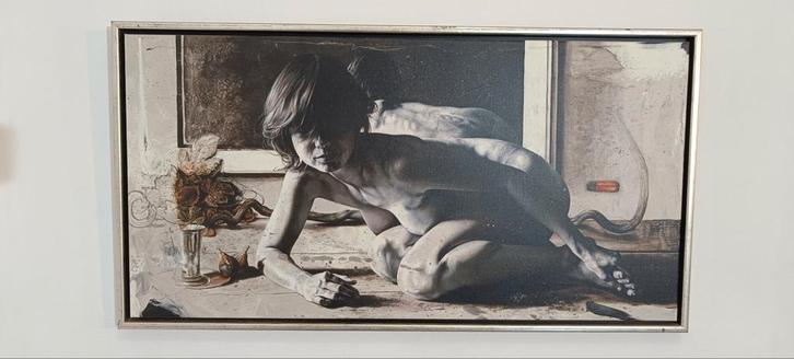 Giclée op linnen Belgische kunstenaar Eddy Stevens, Antiek en Kunst, Kunst | Schilderijen | Modern, Ophalen