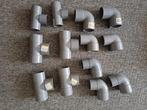 Pvc 50mm T-stukken en bochten en 40mm T-stuken, Pvc, Overige typen, Nieuw, Ophalen of Verzenden