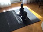 Zwarte metalen lamp., Ophalen, Zo goed als nieuw, Minder dan 50 cm