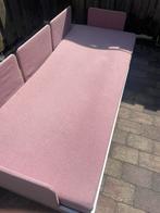Slaapbank kleur roze, Ophalen of Verzenden, Gebruikt