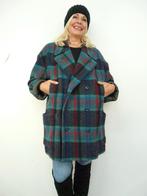 *Abfab Vintage Wollen Unisex Hugo Boss Mantel XL*, Maat 46/48 (XL) of groter, Ophalen of Verzenden, Zo goed als nieuw, Groen