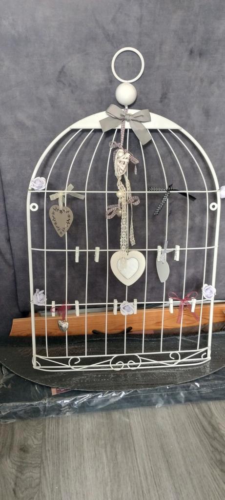 Kaartenrek met decoratie, Huis en Inrichting, Woonaccessoires | Wanddecoraties, Zo goed als nieuw, Ophalen of Verzenden