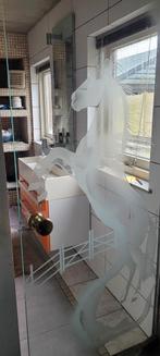 Glazen deur, Ophalen, Gebruikt, 80 tot 100 cm, Binnendeur