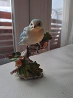 Mooie porseleinen vogel op een tak, Verzamelen, Beelden en Beeldjes, Ophalen of Verzenden, Nieuw, Dier