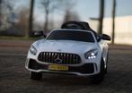 Mercedes GT-R AMG zwart 12V RC / Leder / Rubberband en MP3, Kinderen en Baby's, Speelgoed | Buiten | Voertuigen en Loopfietsen