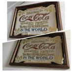 Coca cola spiegel ‘bijna antiek’, Antiek en Kunst, Ophalen of Verzenden, Rechthoekig, Minder dan 50 cm, Minder dan 100 cm