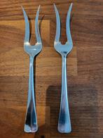 Haags lofje vleesvork SOLA 100 VERZILVERD Trancheervork, Huis en Inrichting, Ophalen of Verzenden, Zo goed als nieuw, Vaatwasserbestendig