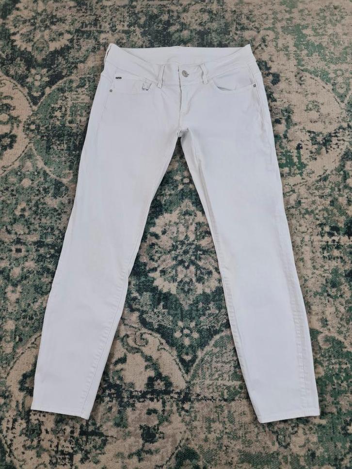 G-star raw lynn mid skinny ankle W31 L30 WMN Tulsi3130 Wit, Kleding | Dames, Spijkerbroeken en Jeans, Zo goed als nieuw, W30 - W32 (confectie 38/40)