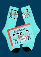 THE BEATLES SOKKEN + VERJAARDAGS KAART THE BEATLES, Ophalen of Verzenden, Nieuw