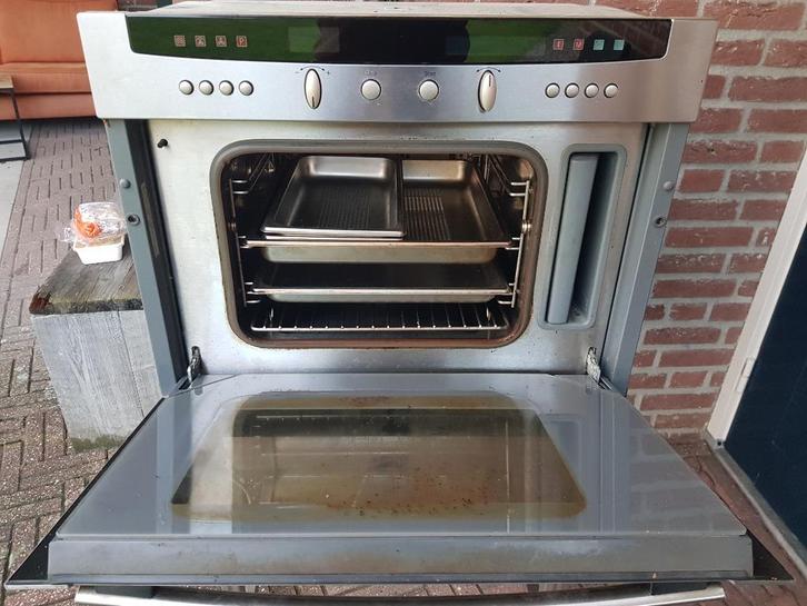 Neff stoomoven, Witgoed en Apparatuur, Ovens, Gebruikt, Inbouw, Oven met grill, 45 tot 60 cm, 45 tot 60 cm, Hete lucht, Stoom