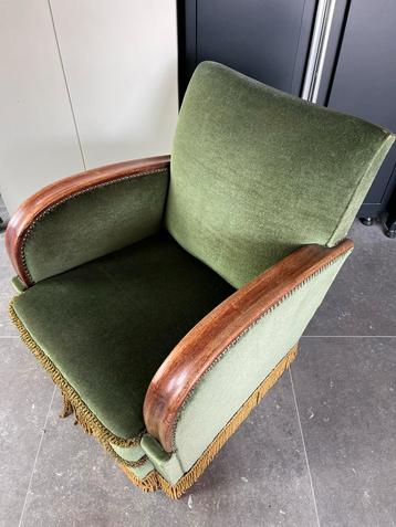 Fauteuil stoel zogenaamde rokersstoel jaren 50 60 beschikbaar voor biedingen