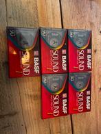 BASF Sound I Cassettes - Nieuw in verpakking (5 stuks), 2 t/m 25 bandjes, Overige genres, Ophalen of Verzenden, Origineel