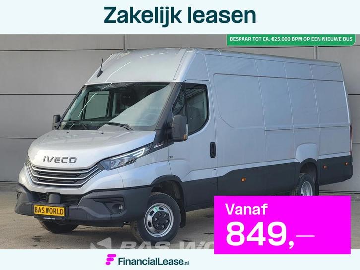 Iveco Daily 35C18 3.0L Automaat L3H2 180PK Dubbellucht 3,5t, Auto's, Bestelauto's, Bedrijf, Lease, Financial lease, Achteruitrijcamera