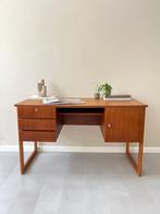 Vintage teakhouten bureau, jaren 60/Deens design, Ophalen, Onbekend, Onbekend, Onbekend