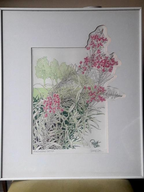 Handzeefdruk van Rudolf Otto, Antiek en Kunst, Kunst | Litho's en Zeefdrukken, Ophalen