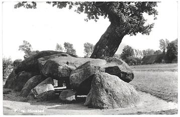 963679	Rolde	Drenthe	1963 Hunebed	Gelopen met postzegel      beschikbaar voor biedingen