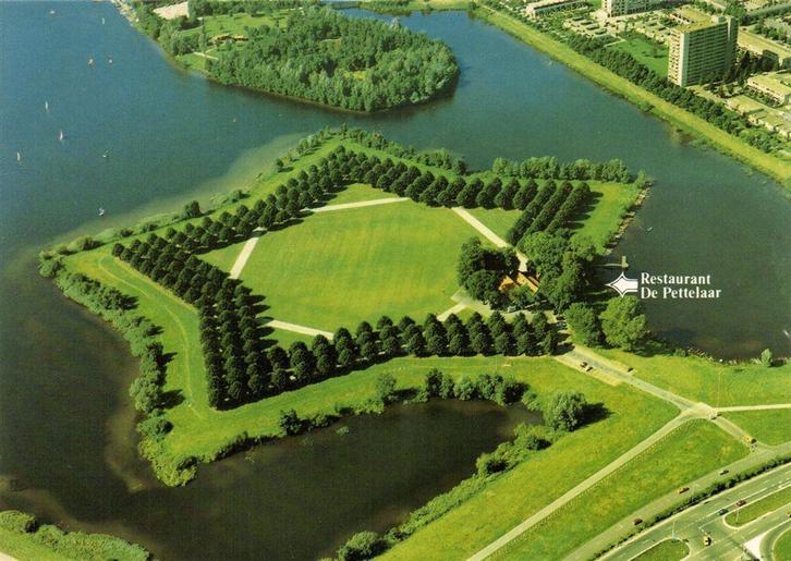 Restaurant De Pettelaar, s-Hertogenbosch-Zuid - luchtfoto -, Verzamelen, Ansichtkaarten | Nederland, Ongelopen, Noord-Brabant