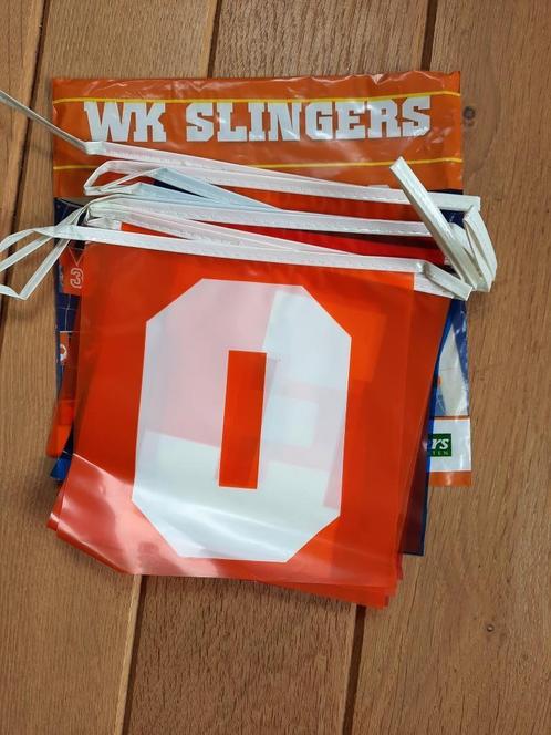 ORANJE VOETBAL WK slinger polyester HUP HOLLAND HUP - nieuw, Hobby en Vrije tijd, Feestartikelen, Nieuw, Oranje of Koningsdag