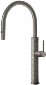 Gessi 316 Meccanica met uittrekbare perlator rvs pvd, Ophalen, Nieuw