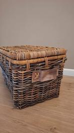 Rotan rieten opbergmand - stevig en in prima staat, Huis en Inrichting, Ophalen, Overige materialen, Minder dan 50 cm, Zo goed als nieuw