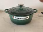 Le creuset 20 cm pan, zwarte binnenkant, artichaut, nieuw, Huis en Inrichting, Gietijzer, Nieuw, Ophalen of Verzenden, Keramische plaat