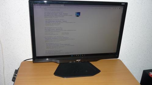 Acer 22 inch scherm x222w. dvi vga, Computers en Software, Monitoren, 60 Hz of minder, DVI, VGA, Ophalen of Verzenden