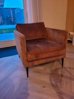2 mooie fauteuils in cognac kleur, Huis en Inrichting, Fauteuils, Ophalen, Zo goed als nieuw, 75 tot 100 cm, 50 tot 75 cm