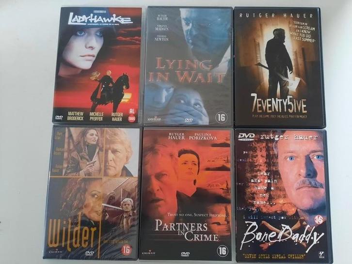 Rutger Hauer DVD Collectie - 6 Films, Cd's en Dvd's, Dvd's | Filmhuis, Zo goed als nieuw, Overige gebieden, Vanaf 16 jaar, Ophalen of Verzenden