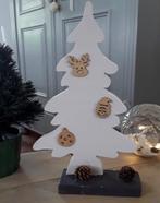 Houten stander: model kerstboom - kerstdecoratie - hout - de, Ophalen of Verzenden, Gebruikt