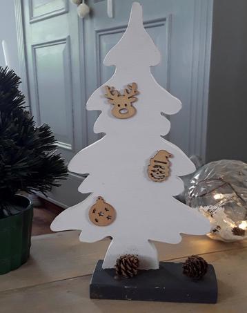 Houten stander: model kerstboom - kerstdecoratie - hout - de beschikbaar voor biedingen