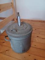 Weckketel zink, Ophalen, Gebruikt