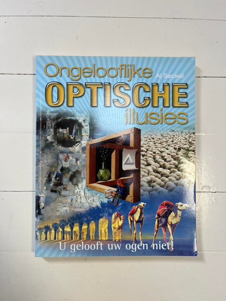 A. Seckel - Ongelooflijke optische illusies, Boeken, Gelezen, A. Seckel, Ophalen of Verzenden, Overige onderwerpen